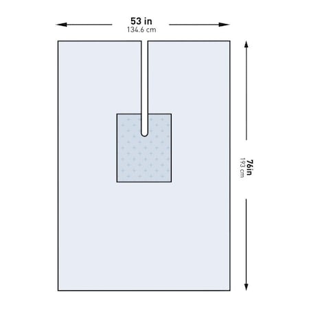 Mckesson Sterile Orthopedic U-Drape, 53 x 76 Inch, 26PK 183-I80-09135G-S
